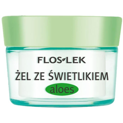 Floslek ze świetlikiem lekarskim i aloesem, żel do powiek i pod oczy,  10 g -  Do pielęgnacji skóry okolic oczu, skłonnej do podrażnień i zaczerwienień - 1