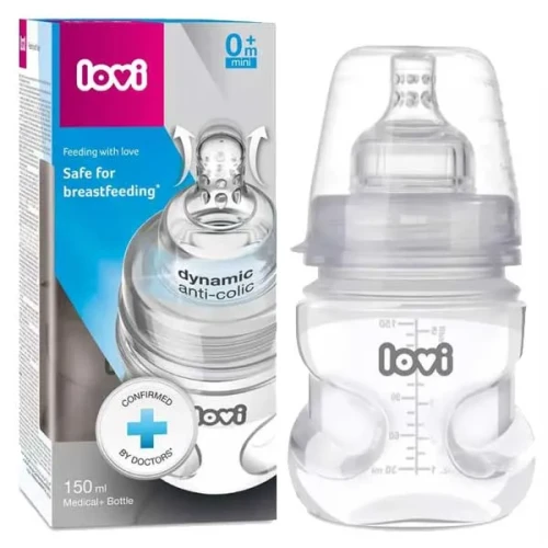 Lovi Butelka Medical+, 150 ml - Do karmienia noworodków - 2