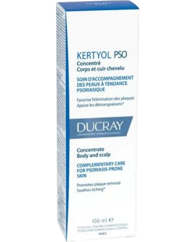 Ducray Kertyol P.S.O. Koncentrat do stosowania miejscowego, 100 ml - Pielęgnacja skóry ciała i owłosionej skóry głowy skłonnej do łuszczycy - 1