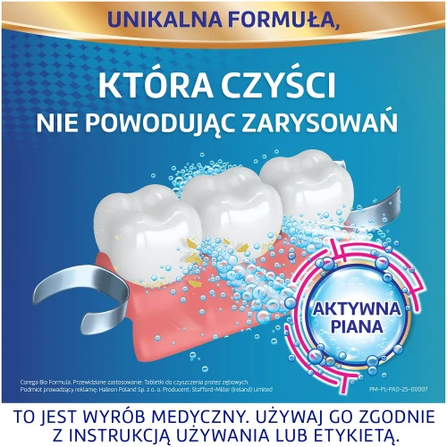 Corega Bio Formuła, tabletki do czyszczenia protez zębowych, 136 tabletek - Z czterema składnikami aktywnymi zapewniającymi dokładne czyszczenie - 2
