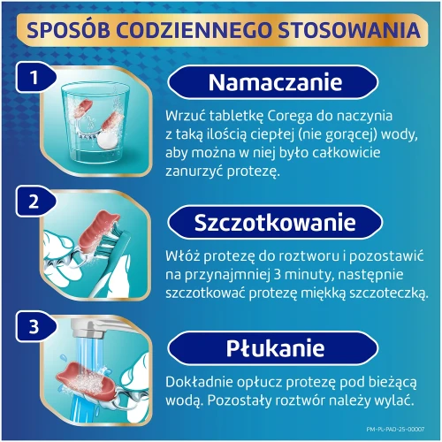 Corega Bio Formuła, tabletki do czyszczenia protez zębowych, 136 tabletek - Z czterema składnikami aktywnymi zapewniającymi dokładne czyszczenie - 6