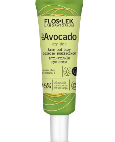 Floslek richAvocado dry skin, krem tłusty anti-aging, 50 ml + krem pod oczy, 30 ml - Zestaw regenerujący do dojrzałej skóry suchej - 1