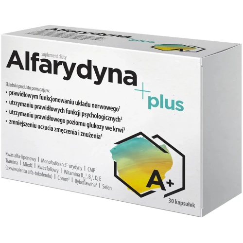 Alfarydyna Plus, 30 kapsułek - Suplement diety dla osób dorosłych - 1
