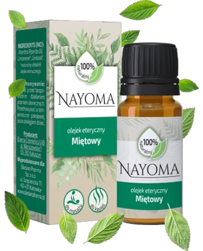 Nayoma, olejek eteryczny miętowy, 10ml - Do kąpieli lub masażu - 1