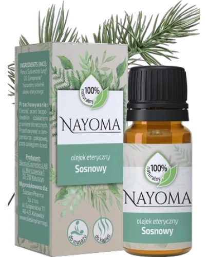 Nayoma, olejek eteryczny sosnowy, 10 ml - Do kąpieli lub masażu - 1