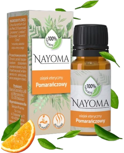 Nayoma, olejek eteryczny pomarańczowy, 10 ml - Do kąpieli lub masażu - 1