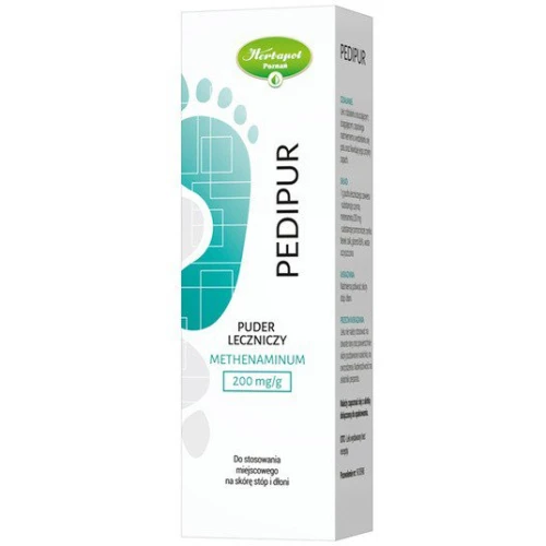 Pedipur 200 mg/g Puder leczniczy, 60 g - Likwiduje przykry zapach potu - 1