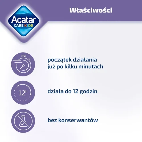 Acatar Care Kids, 0,25mg/ml, aerozol do  nosa, 15ml - Zmniejsza obrzęk, co ułatwia swobodne oddychanie przez nos - 3