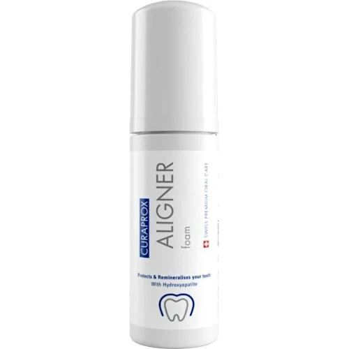 Curaprox Aligner foam, pianka do pielęgnacji zębów, 40 ml - Do czyszczenia nakładek ortodontycznych, retainerów oraz ochraniaczy na zęby - 2