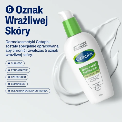 Cetaphil Krem nawilżający do twarzy na dzień z kwasem hialuronowym, 88 ml - Błyskawicznie nawilża skórę i zapewnia jej głębokie, długotrwałe nawilżenie - 6