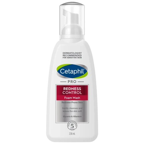 Cetaphil Pro Redness Control, pianka do mycia twarzy,  236 ml - Dla osób ze skłonnościami do zaczerwienień i trądziku różowatego - 1