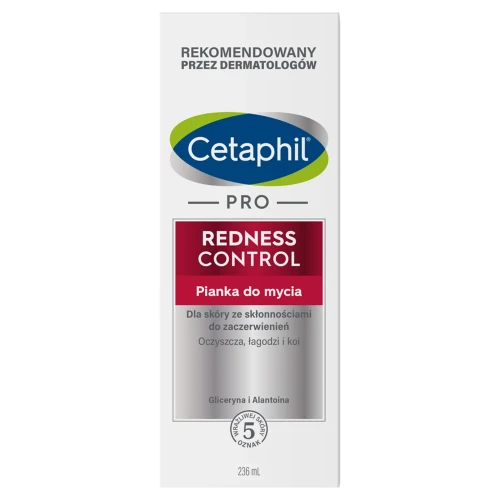 Cetaphil Pro Redness Control, pianka do mycia twarzy,  236 ml - Dla osób ze skłonnościami do zaczerwienień i trądziku różowatego - 2