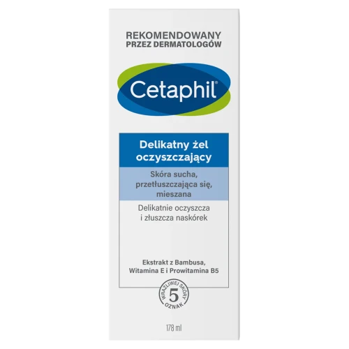 Cetaphil Delikatny żel oczyszczający do twarzy z peelingiem, 178 ml - Delikatnie oczyszcza skórę twarzy, usuwa zanieczyszczenia i nadmiar sebum - 7