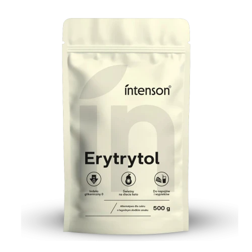 Intenson Erytrytol Słodzik stołowy, 500 g - Niskokaloryczna alternatywa dla cukru - 1