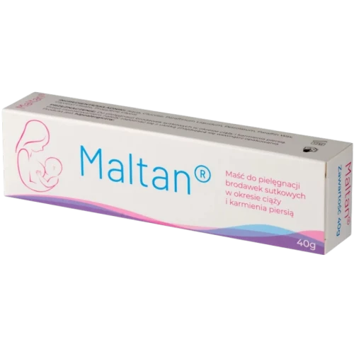 Maltan maść, 40 g - Do pielęgnacji brodawek sutkowych - 1