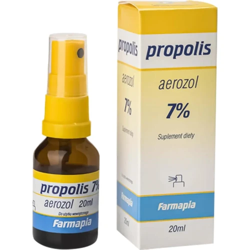 Propolis 7% roztwór w aerozolu, 20 ml - Suplement diety z propolisem - 1