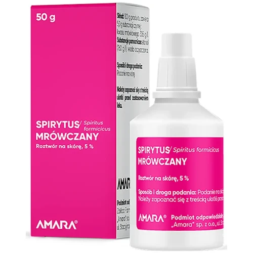 Amara Spirytus Mrówczany, 50 g - Na bóle stawów i mięśni - 1