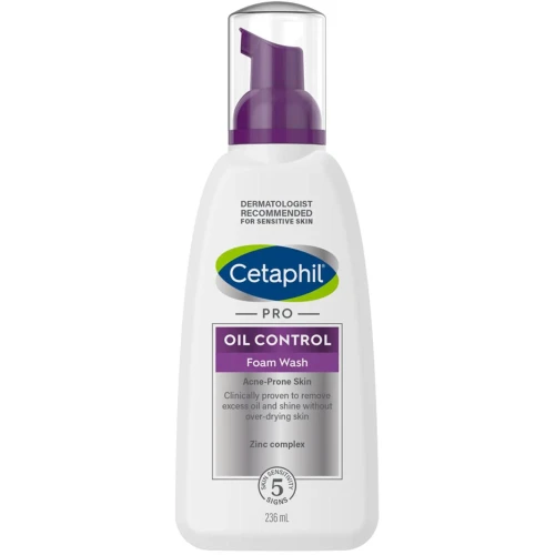 Cetaphil Pro Oil Control, pianka do mycia, 236 ml - Do skóry tłustej, trądzikowej i wrażliwej - 1