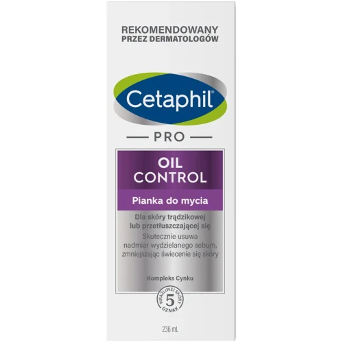 Cetaphil Pro Oil Control, pianka do mycia, 236 ml - Do skóry tłustej, trądzikowej i wrażliwej - 2