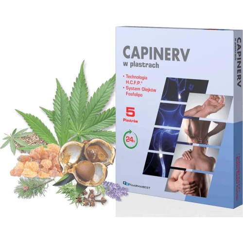 Capinerv w plastrach, 5 sztuk - Plastry z olejkami eterycznymi - 1
