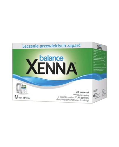 Xenna Balance, proszek do sporządzenia roztworu doustnego 20 saszetek - W naturalny sposób reguluje pracę jelit - 1