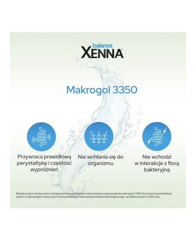 Xenna Balance, proszek do sporządzenia roztworu doustnego 20 saszetek - W naturalny sposób reguluje pracę jelit - 3