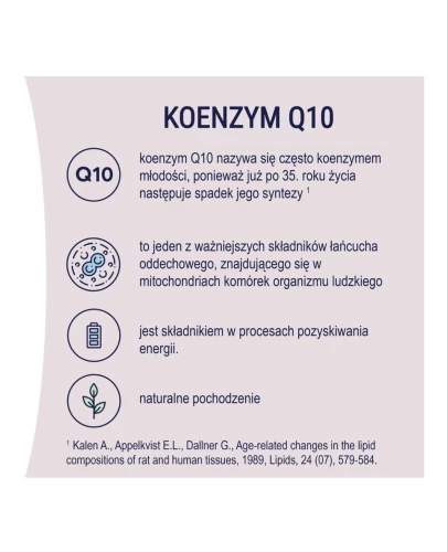 Naturell Koenzym Q10 Forte, 60 kapsułek - Suplement diety z koenzymem Q10. Dla osób po 50. roku życia. - 1