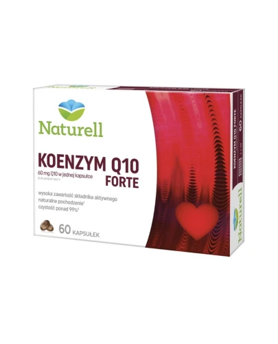 Naturell Koenzym Q10 Forte, 60 kapsułek - Suplement diety z koenzymem Q10. Dla osób po 50. roku życia. - 3