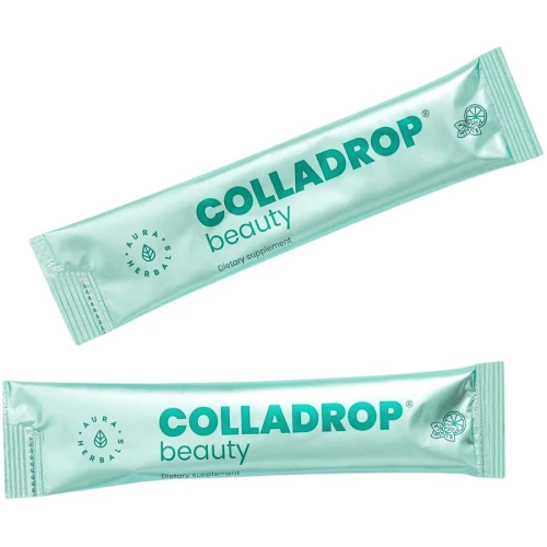 Aura Herbals Colladrop Beauty kolagen HMG 10 000 mg mojito, 30 saszetek - Zawiera substancję słodzącą (sukraloza) - 2