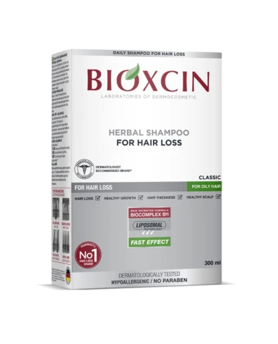 Bioxcin Classic Ziołowy szampon do włosów przetłuszczających się, osłabionych, z tendencją do wypadania, 300 ml - Pielęgnacja i wzmocnienie włosów  - 2