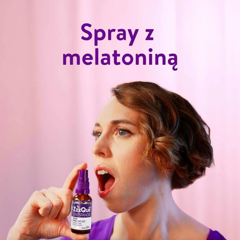 ZzzQuil Sen o smaku lawendy i pomarańczy, spray 30 ml - Melatonina w sprayu - 1