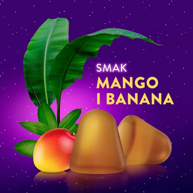 ZzzQuil Natura żelki o smaku mango i banana, 30 sztuk - Melatonina z witaminą B6 i wyciągami roślinnymi - 6