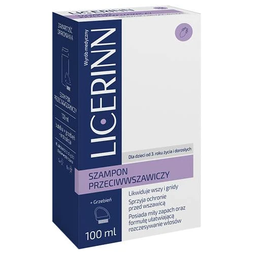 Licerinn Szampon przeciwwszawiczy, 100 ml - Sprzyja ochronie przed wszawicą - 2