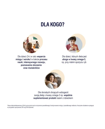 Naturell Omega-3 Uczeń żelki,  27 sztuk - Kwasy omega–3 plus witaminy dla dzieci powyżej 3. roku życia - 3