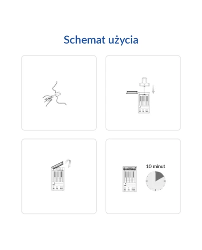 Diather Test Narko Multi Pro ślina, 1 sztuka - Zaawansowany test do wykrywania wielu narkotyków w ślinie - 3