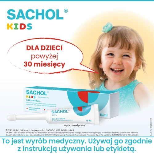 Sachol Kids, żel 15 g - Żel na afty dla dzieci od 2,5 roku życia - 5