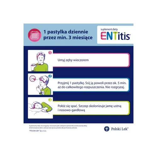 ENTitis Biotyk, 10 pastylek do ssania - Do stosowania w trakcie antybiotykoterapii - 1