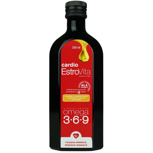 EstroVita Cardio, 250 ml - Kompozycja składników wspierających zdrowie serca - 1