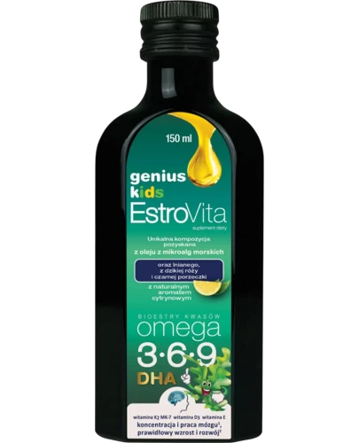 EstroVita Genius Kids, 150 ml -  Dla wsparcia mózgu i układu nerwowego dziecka - 2