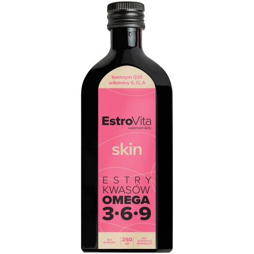 EstroVita Skin Cherry Sakura, 250 ml - Kompozycja składników wspierających zdrowy wygląd skóry - 1