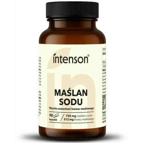 Intenson Maślan Sodu, 90 kapsułek - Wspiera zdrowie jelit i ogólną kondycję układu pokarmowego - 1