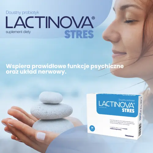 Lactinova Stres, 28 kapsułek - Wspomagające w czasie zwiększonego stresu - 2