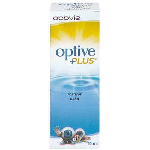 Optive Plus krople do oczu, 10 ml - Z solą sodową karboksymetylocelulozy, gliceryną i olejem rycynowym - 1
