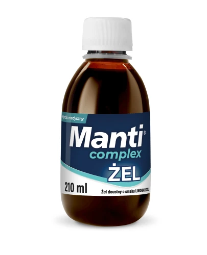 Manti Complex, żel 210 ml - Objawowe leczenie stanów związanych z refluksem żołądkowo-przełykowym - 1