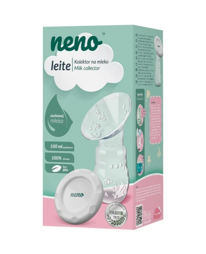Neno Leite Silikonowy Kolektor na mleko, 1 sztuka - Zbiera samoistnie wypływające z piersi mleko - 1