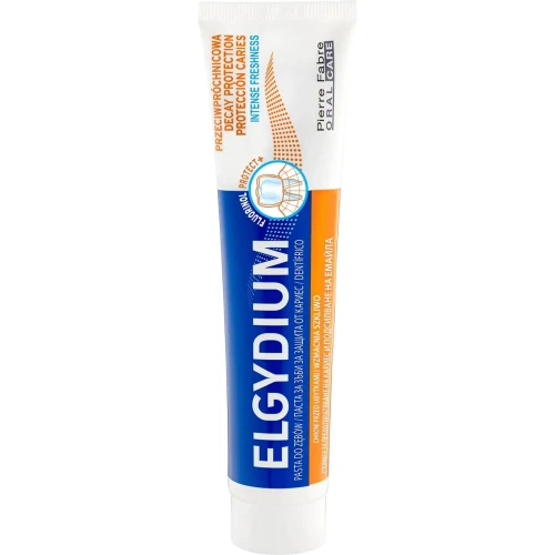 Elgydium Przeciwpróchnicowa pasta do zębów, 75 ml - Pasta do zębów z kompleksem Fluorinol Protect + - 2
