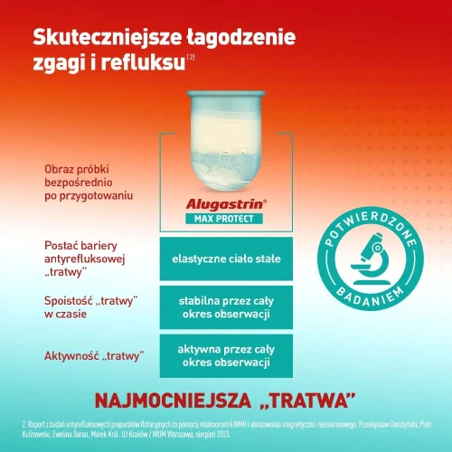 Alugastrin Max Protect, saszetki 10 x 10 ml - Przeciwrefluksowa zawiesina doustna - 3