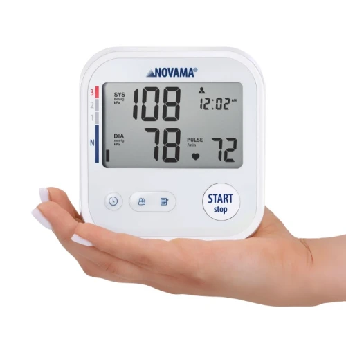 Novama White A+ Ciśnieniomierz naramienny, 1 sztuka - Z funkcją wykrywania arytmii - 2