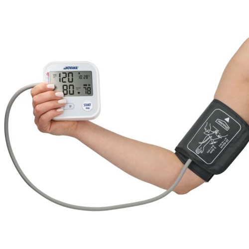 Novama White A+ Ciśnieniomierz naramienny, 1 sztuka - Z funkcją wykrywania arytmii - 3