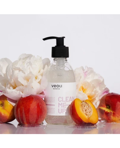 Veoli Botanica Clean Me Up Oczyszczająco-odświeżający żel do mycia twarzy, 190 ml - Nawilża i ogranicza występowanie podrażnień skóry - 1